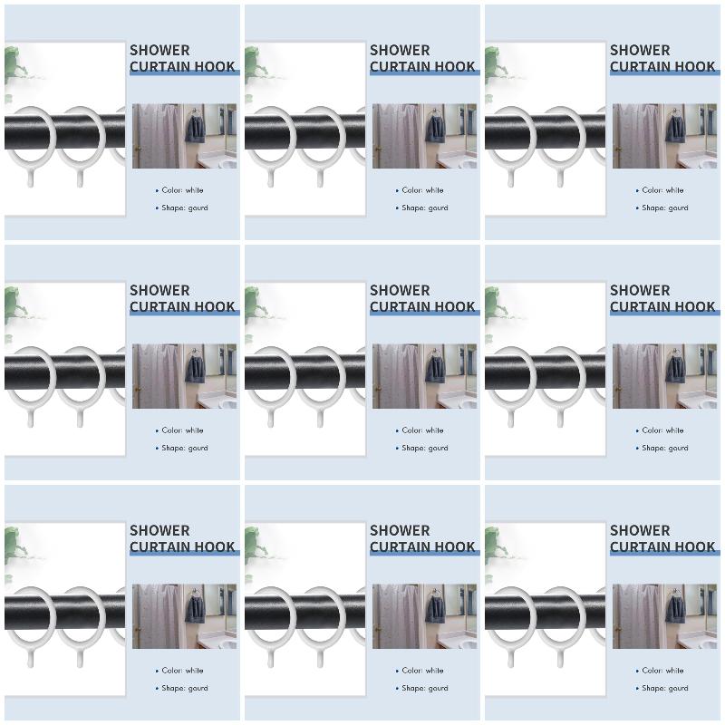 Curtain Curtain - 9Pack X(20X White 25Mm Inner Plastic