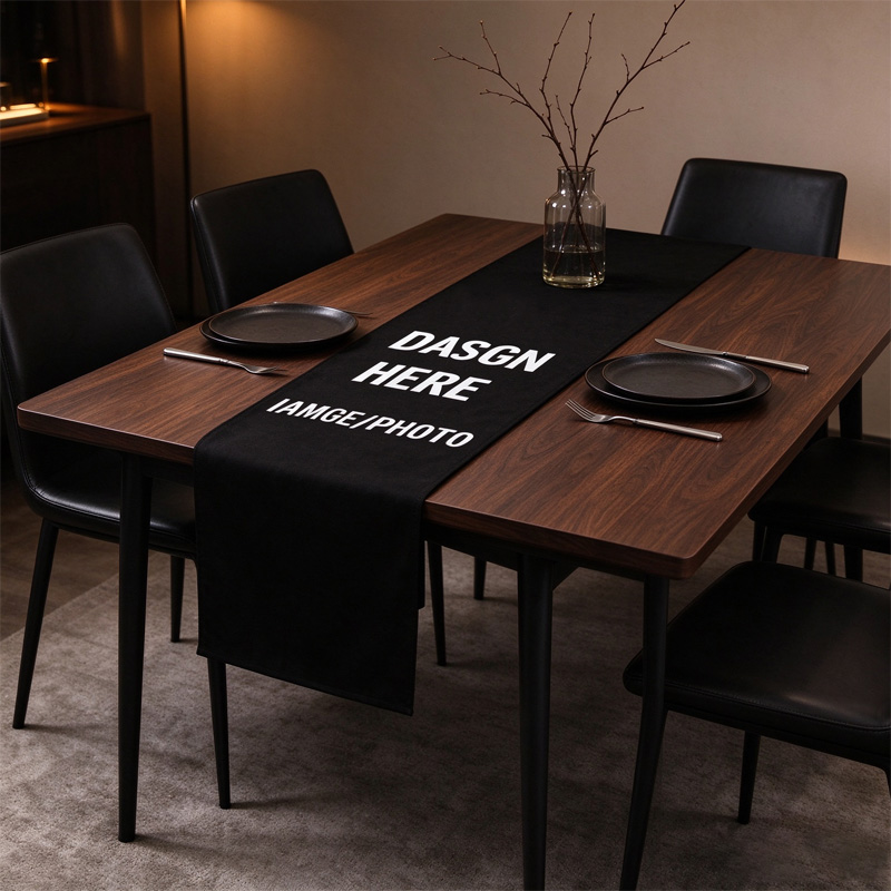 Custom 1pc Home Dining Black/  - Table Runner review and price