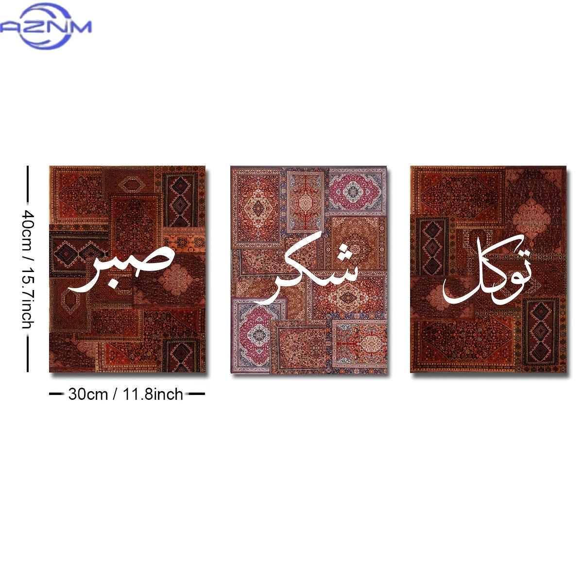 2D FLAT 3pcs Set Unframed Boho - Abstract Canvas Set review and price