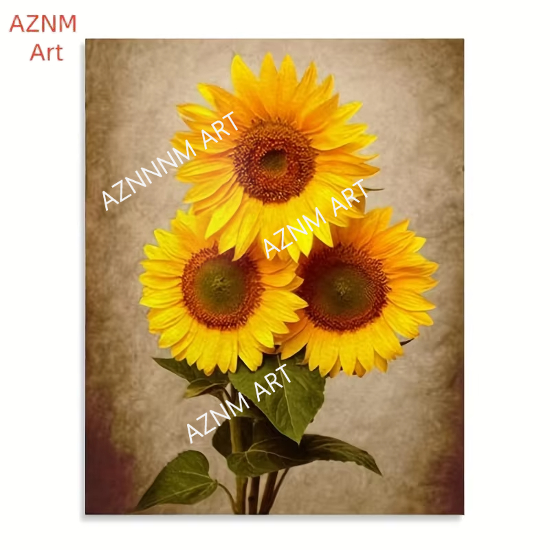 1/3PCS Deco Sunflower Canvas W - Abstract Canvas Set review and price