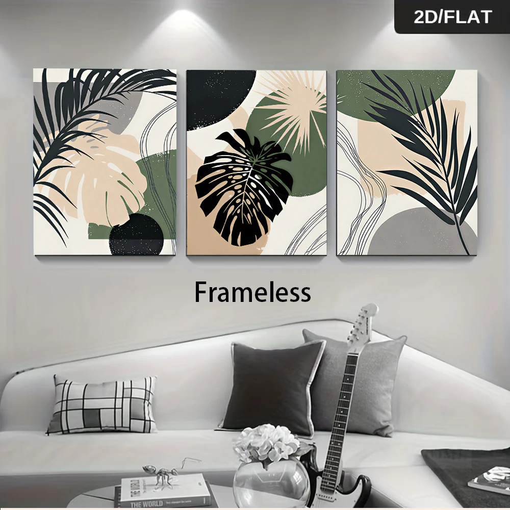 Multiple sizes 3pc frameless C - Abstract Canvas Set review and price