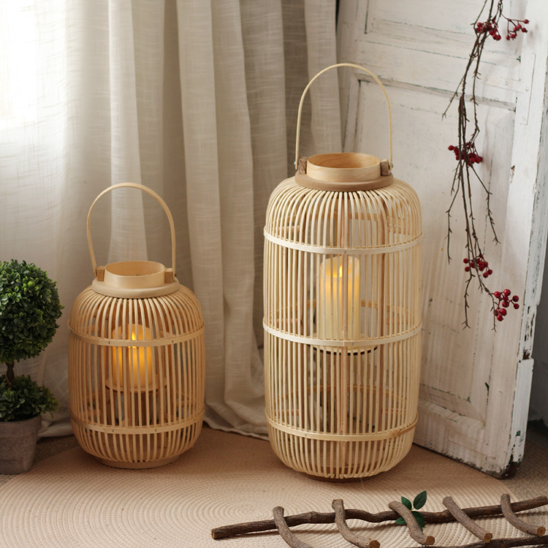Handmade Bamboo Wind Lamp Floo - Candle Holder Decor review and price