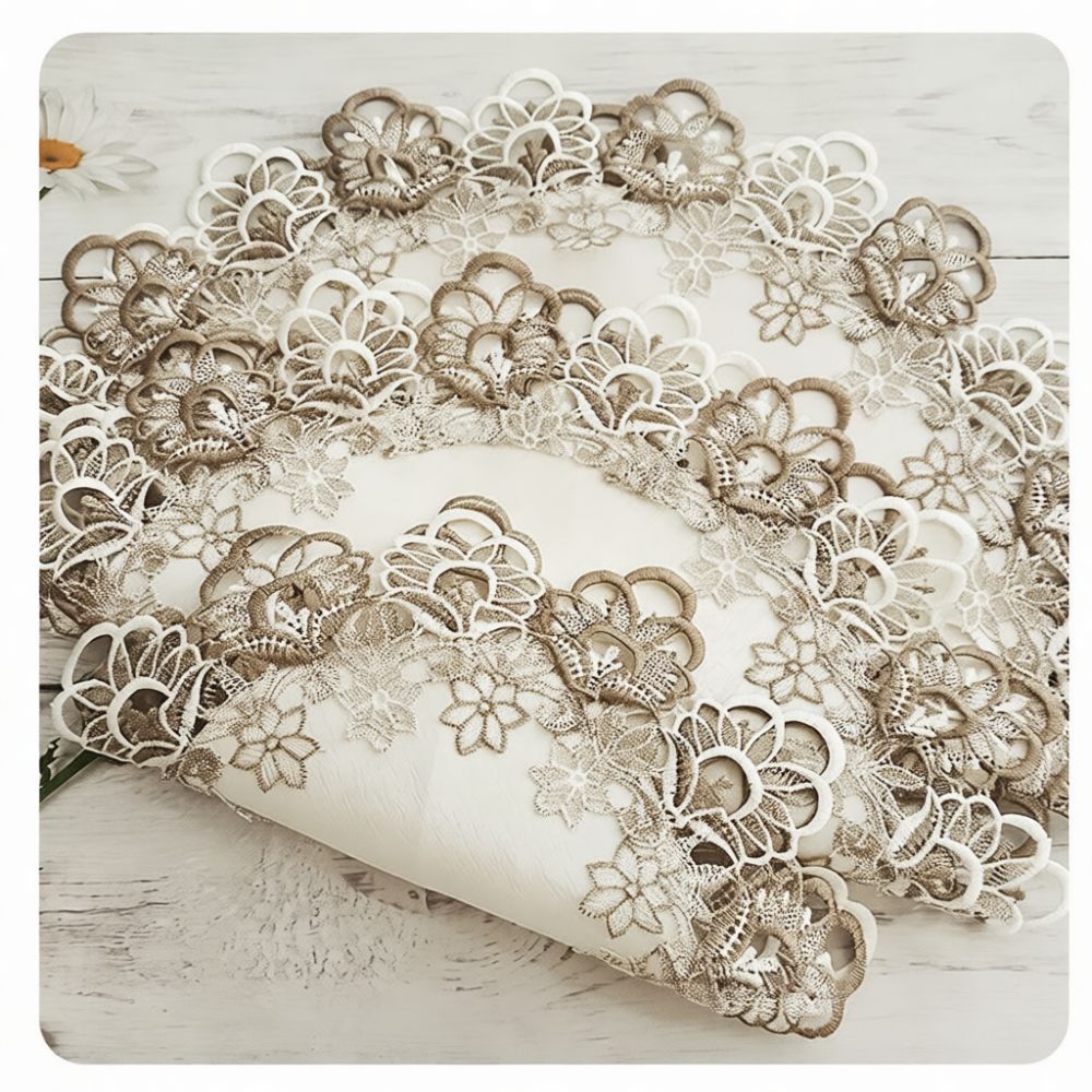 Exquisite Round Lace Placemat  - Table Runner review and price