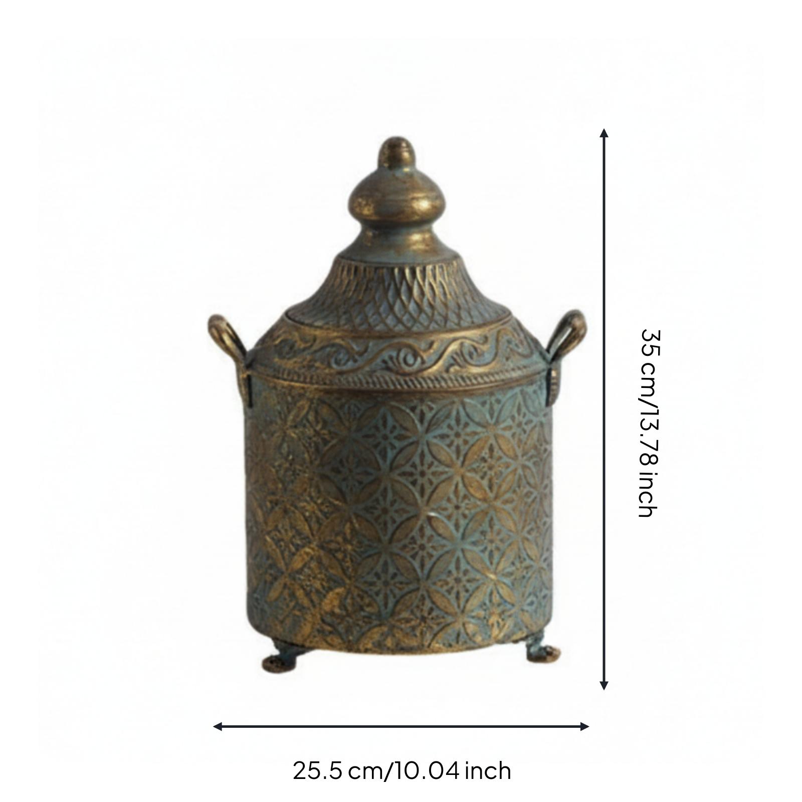 Decorative Iron Vase Aged Gild - Vase Decor review and price