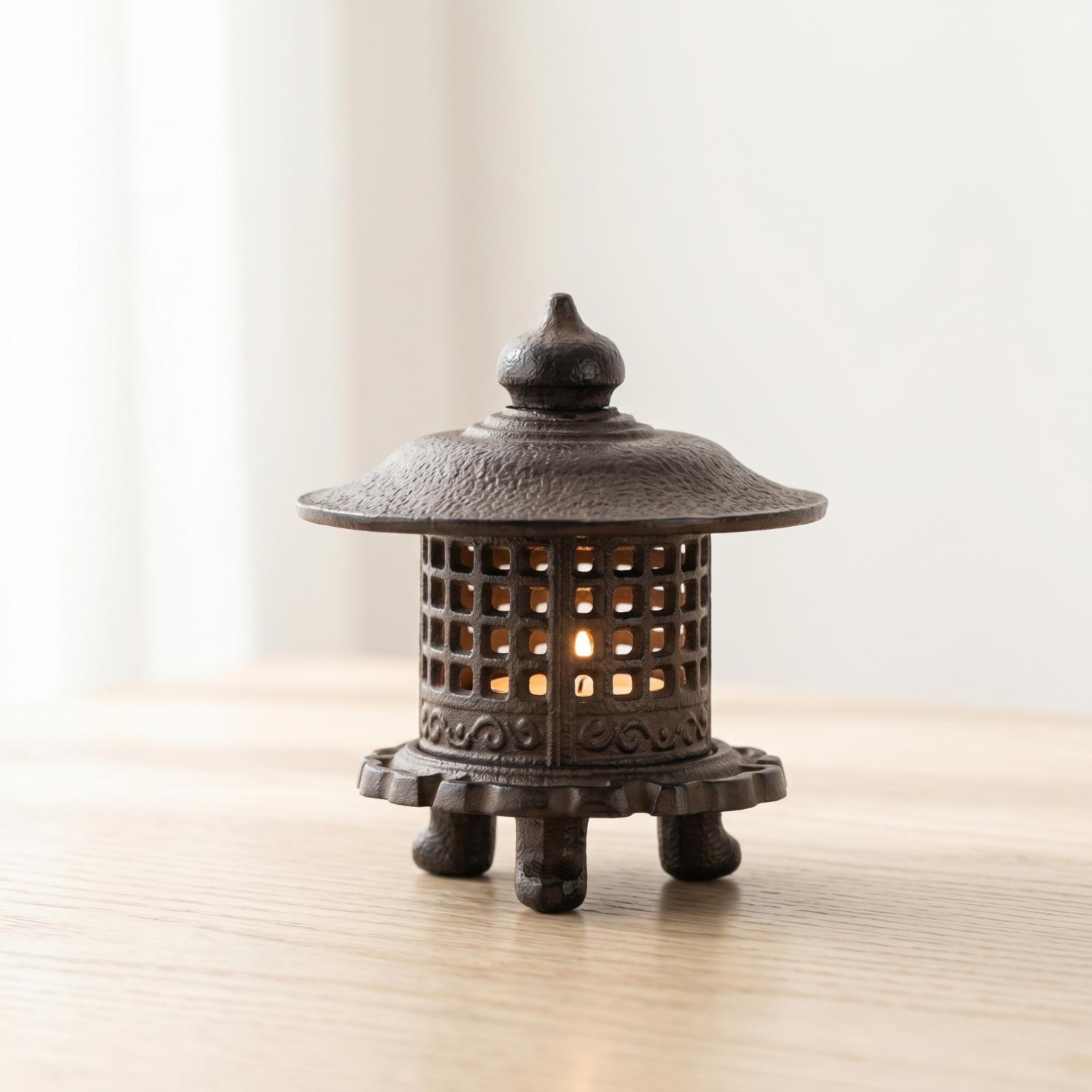 Cast Iron Lantern Tabletop Can - Candle Holder Decor review and price