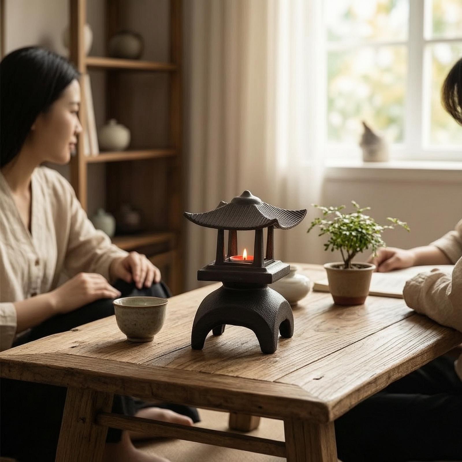 Cast Iron Lantern Tabletop Can - Candle Holder Decor review and price