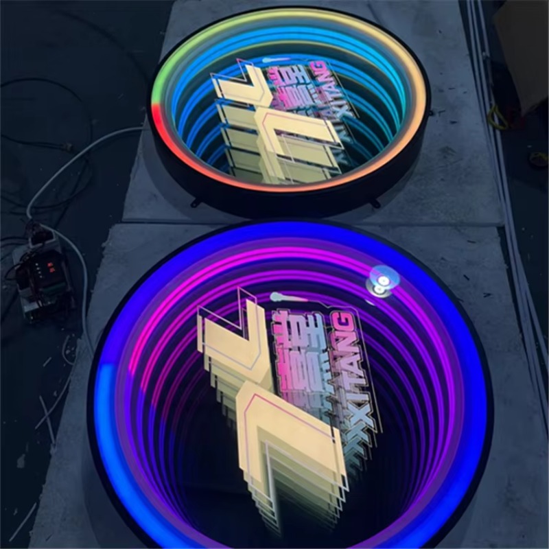 Customizable 3D LED Infinite M - Decorative Mirror review and price
