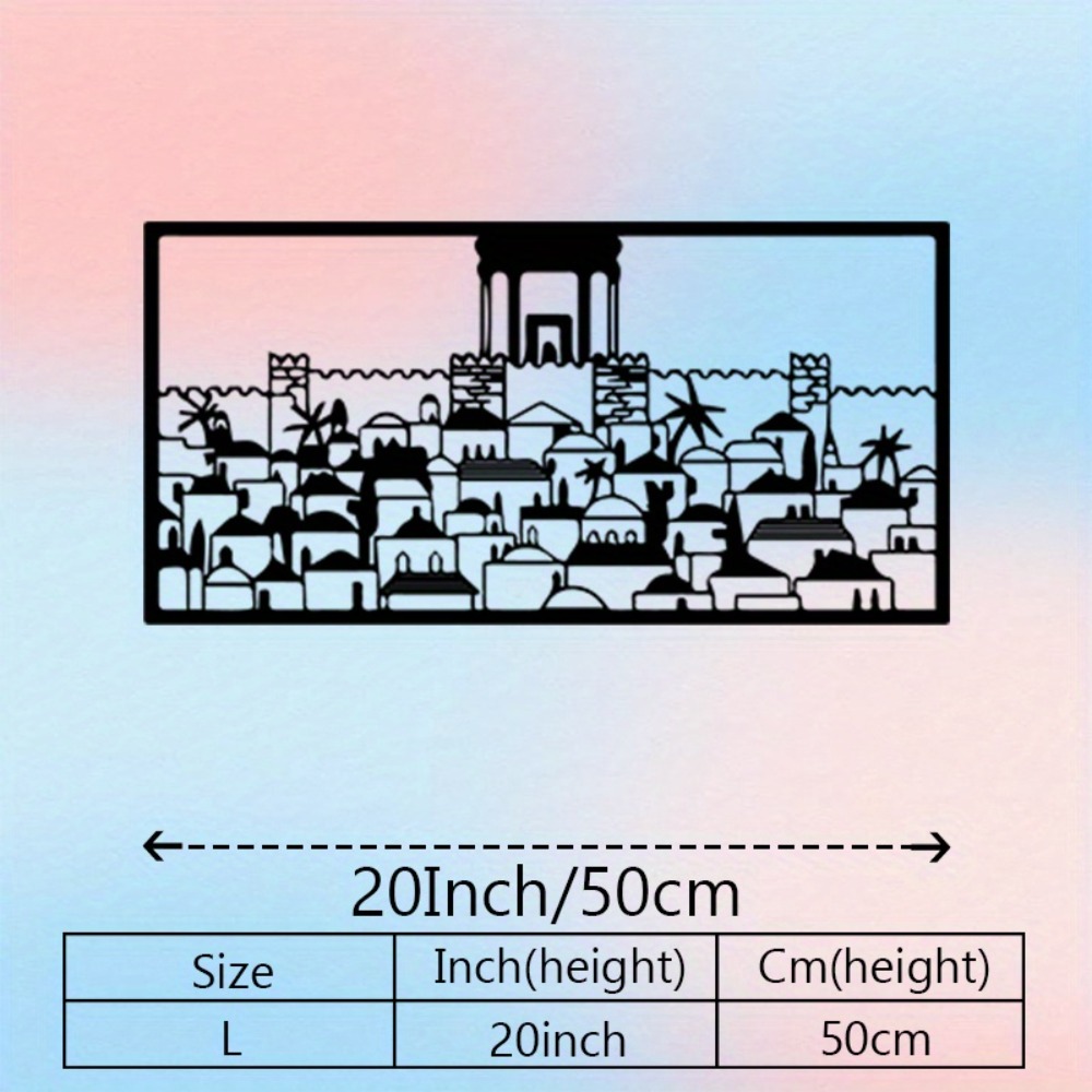 CIFBUY Metal Wall Art Jerusale - Wall Art review and price